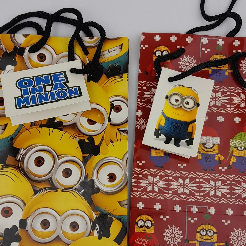 Set Of 2 Despicable Me Small Gift Bags